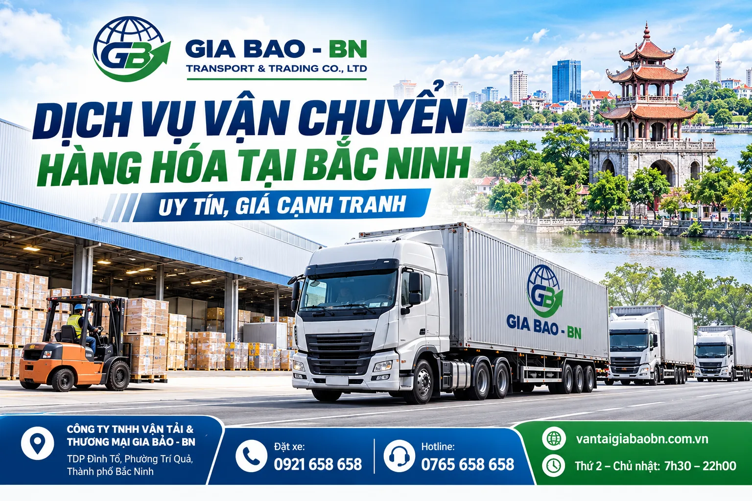 Dịch Vụ Vận Chuyển Hàng Hóa Tại Bắc Ninh Uy Tín, Giá Cạnh Tranh