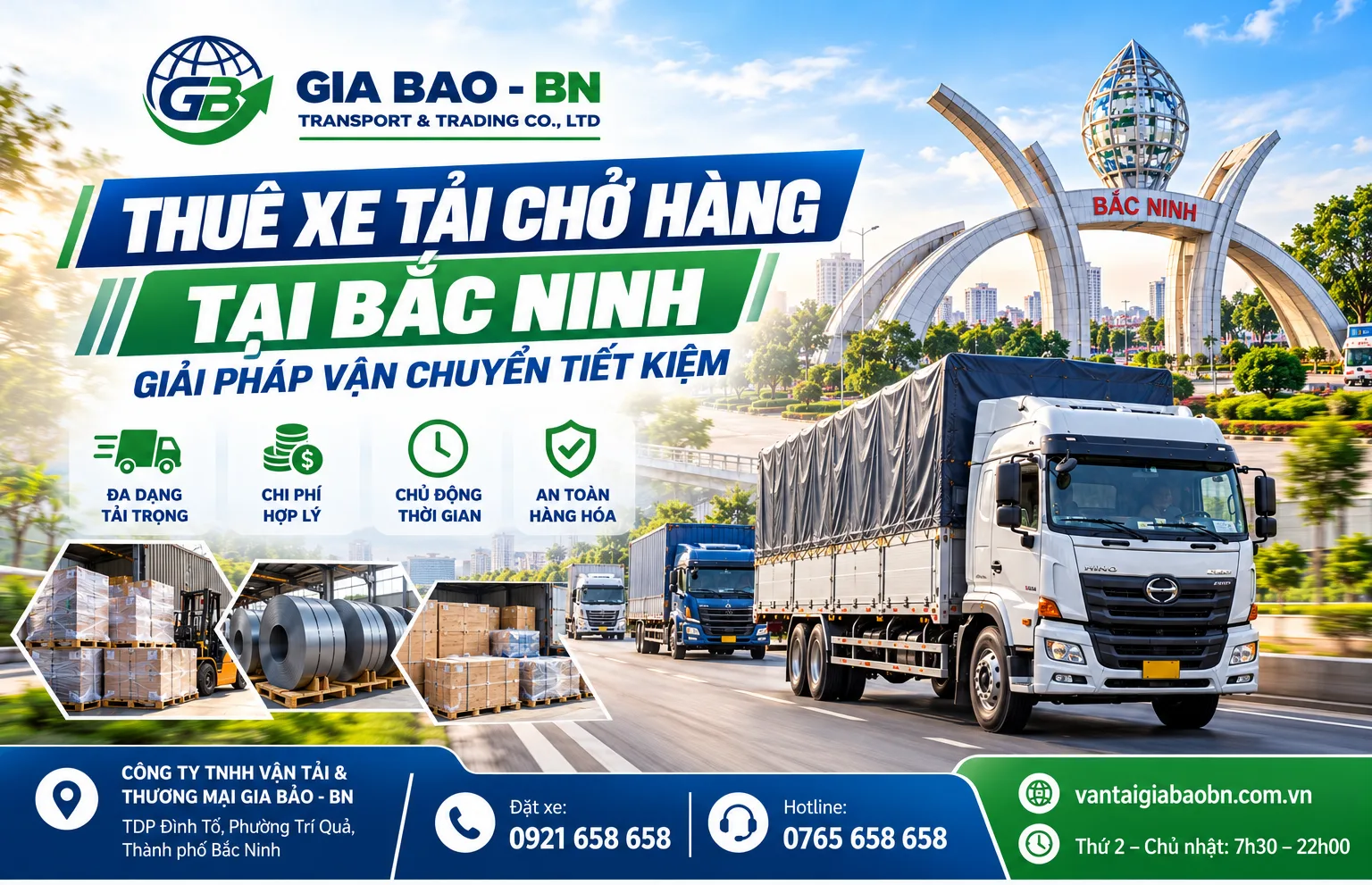 Thuê Xe Tải Chở Hàng Tại Bắc Ninh – Giải Pháp Vận Chuyển Tiết Kiệm